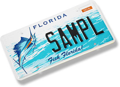 Fish Florida Fishing License Plate – Fishing License Plate